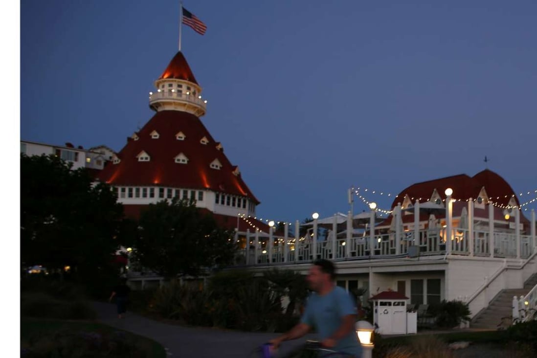 The Hotel del Coronado near San Diego. It’s takeover by China’s Anbang Insurance has been blocked by the US authorities on security grounds, and analysts expect more instances of planned Chinese investments in the US falling under regulatory scrutiny. Photo: Reuters