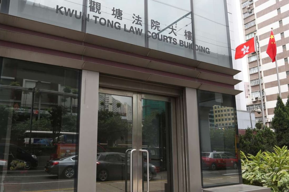 The employer accused of assault walked free from Kwun Tong Court. Photo: Nora Tam