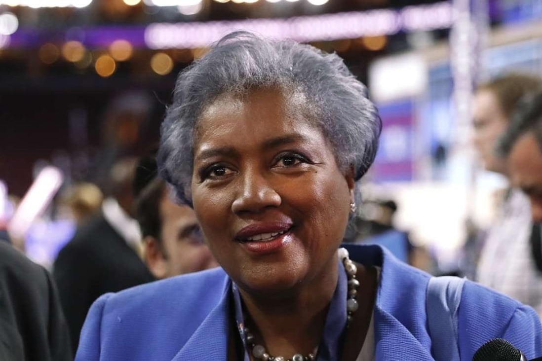 Donna Brazile, interim chair of the Democratic National Committee, has departed CNN after the network learned that she contacted the Clinton campaign ahead of time about a question that would be posed during a presidential primary town hall last March. Photo: AP