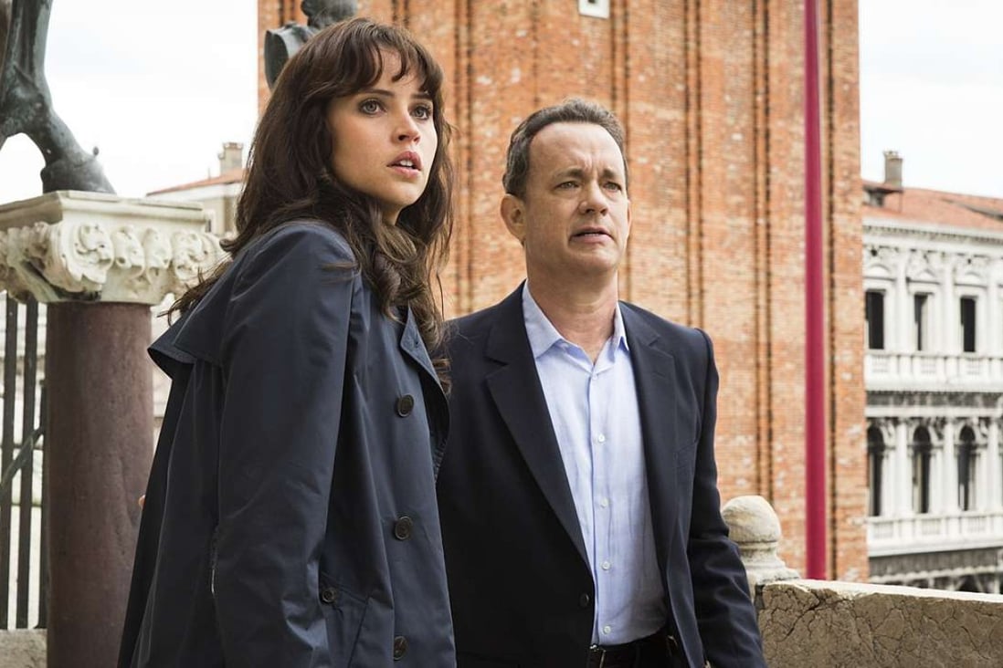 Tom Hanks and Felicity Jones in Inferno (category IIA), director Ron Howard’s adaptation of a Dan Brown novel.