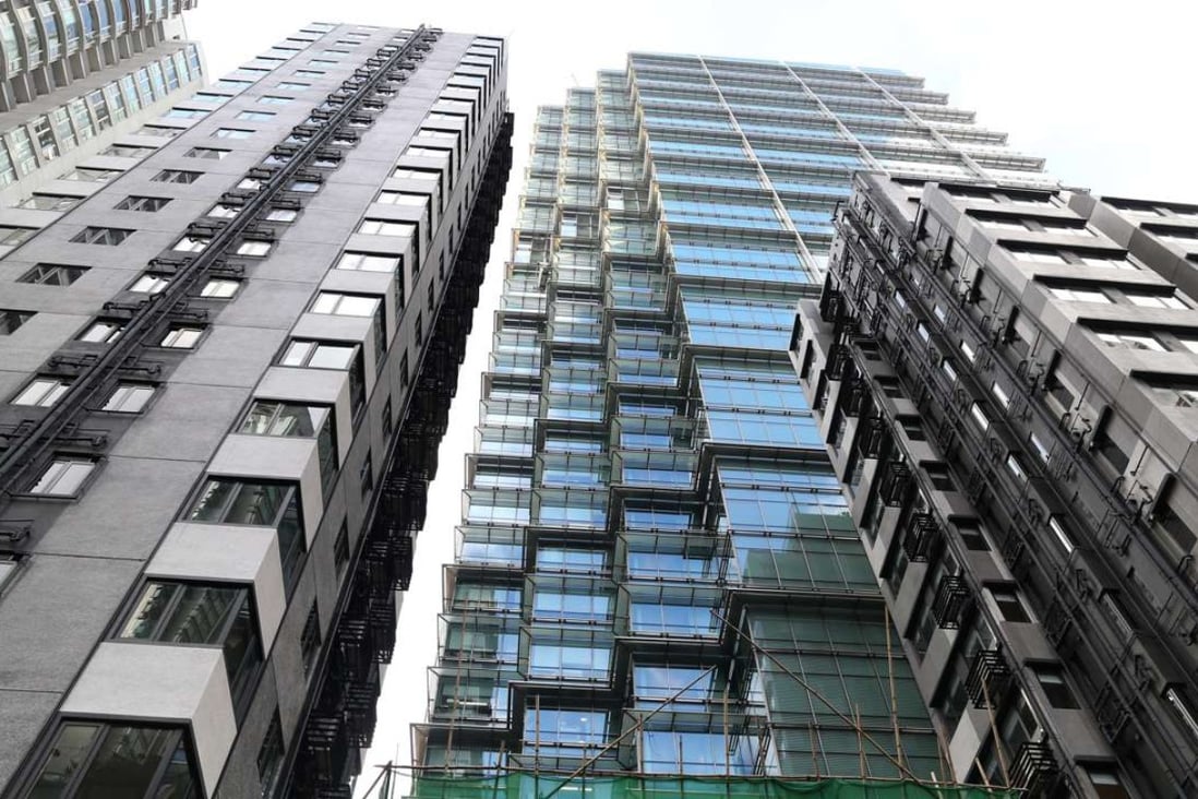 The closure of a channel of capital outflows from China into Hong Kong could have an impact on the city’s office and residential markets. Star Studios, a twin block residential development, provides units as small as 142 sq ft at Wing Fung Street in Wan Chai. Photo: Dickson Lee