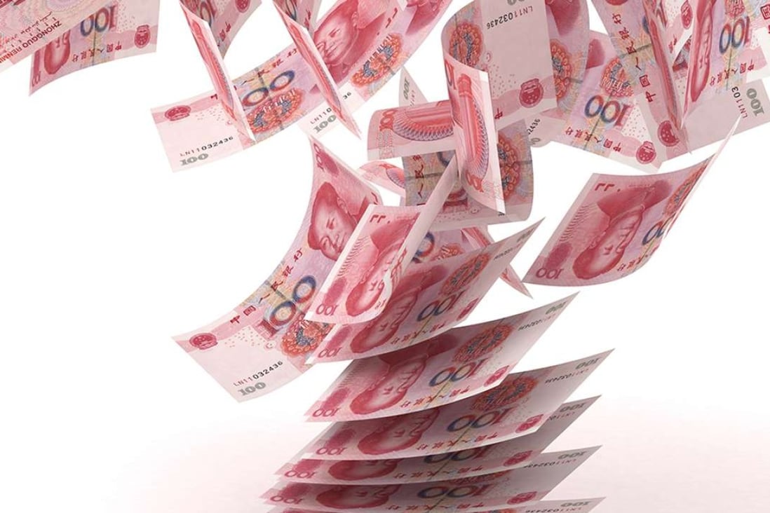 Bank of America Merrill Lynch says China’s policy-easing demands and capital outflow pressure will result in a continued fall in the value of the yuan. Photo: Shutterstock