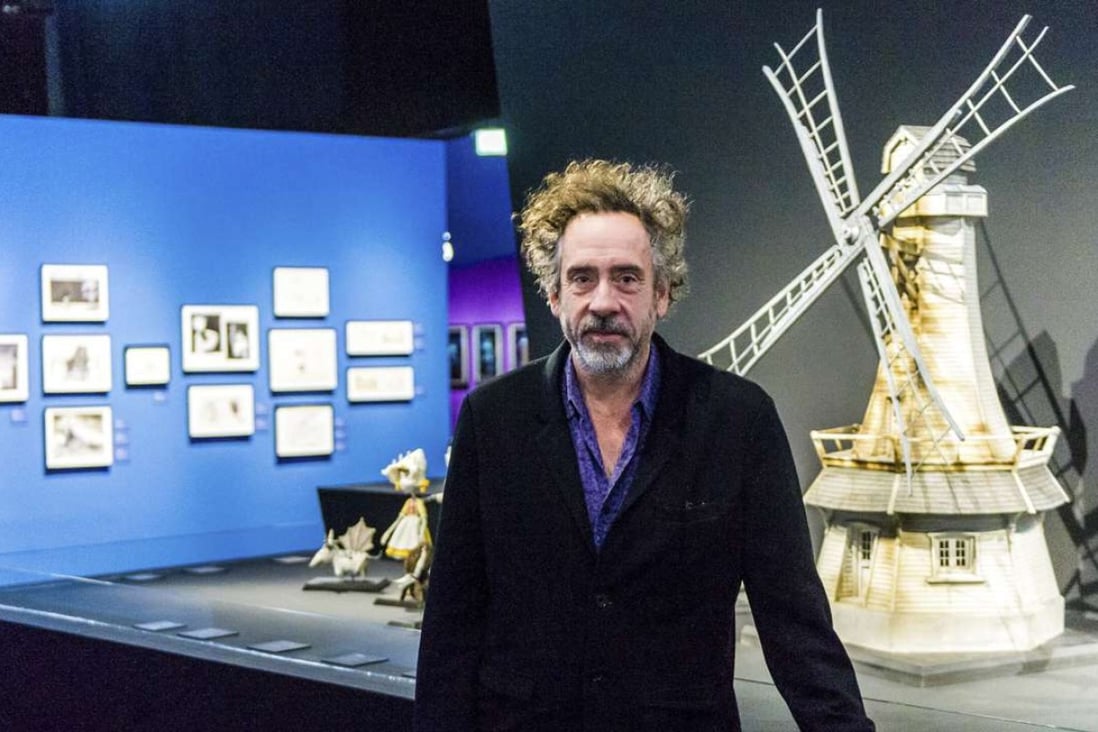 Tim Burton at his exhibition “The World of Tim Burton” in Hong Kong.