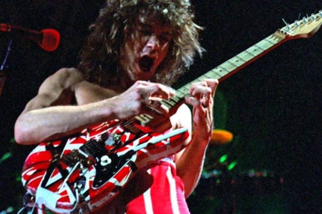 Eddie Van Halen and his ‘Frankenstrat’.