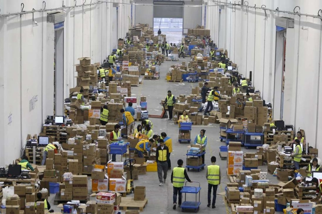 Alibaba’s November 11 online shopping gala has surpassed America’s Cyber Monday and Black Friday as the world’s largest retail event. Photo: SCMP