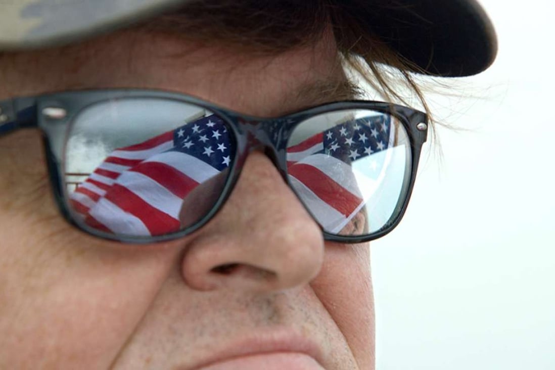 Filmmaker Michael Moore in the documentary Where to Invade Next.