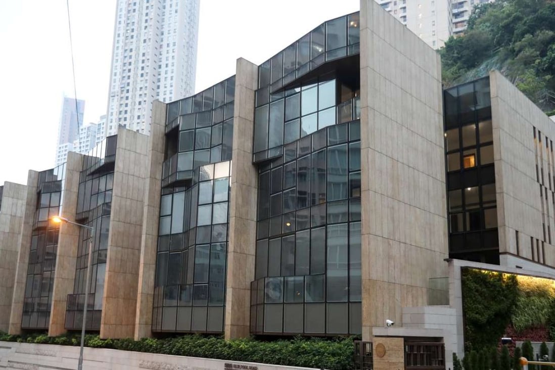 The buyer of a property in this HK$301.8 million development on Blue Pool Road in Hong Kong’s Happy Valley is facing a stamp duty bill of HK$90.54 million. Photo: Nora Tam