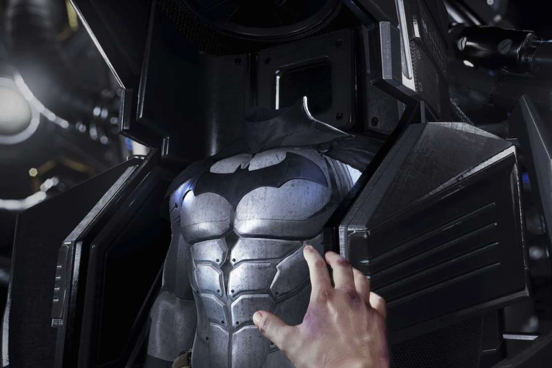 A scene from Batman: Arkham VR, the virtual reality game for Sony’s PlayStation 4.