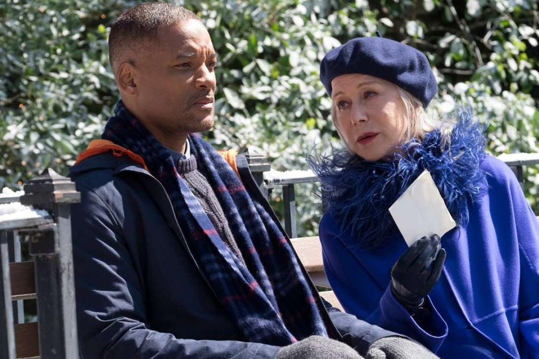 Will Smith and Helen Mirren in Collateral Beauty.