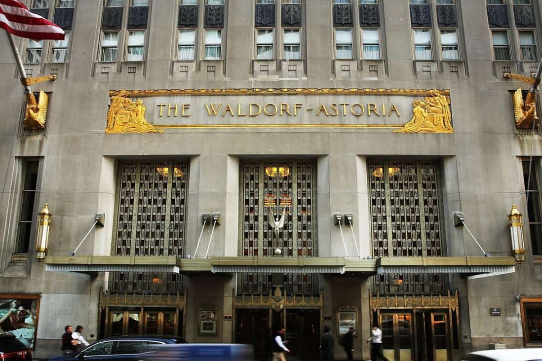 Some Chinese insurance groups, such as Anbang and Fosun International, have also actively acquired non-insurance assets to diversify outside of the global insurance market. High-profile cases include Anbang’s purchase of the Waldorf Astoria hotel in New York. Photo: AFP