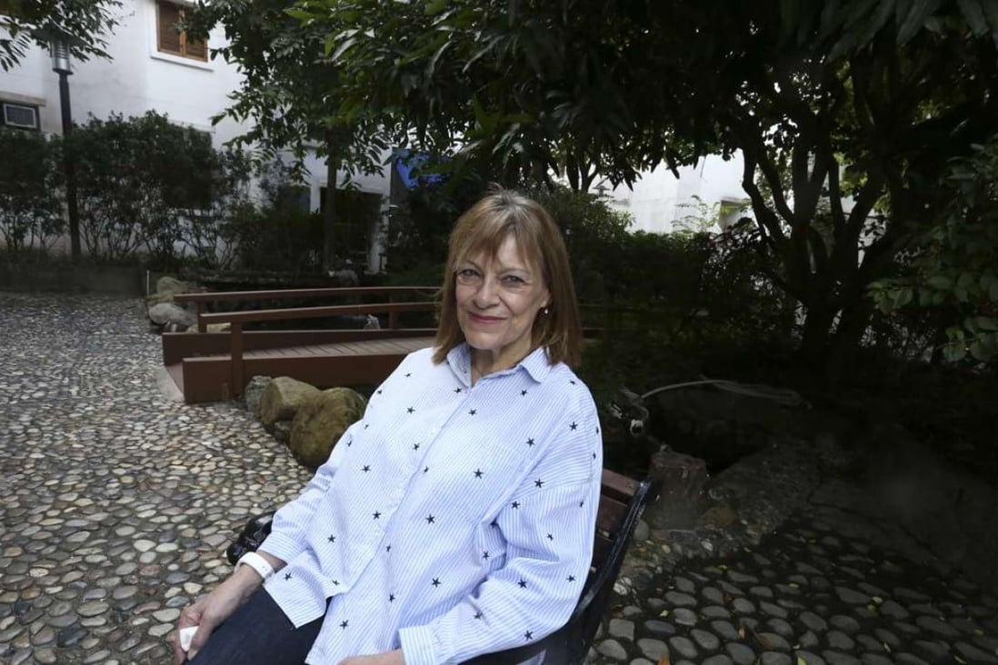 Jackie Pullinger at the St Stephen’s Society compound in Sha Tin. Photo: Jonathan Wong