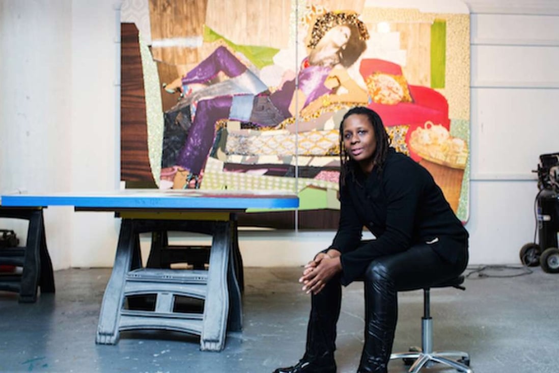 US artist Mickalene Thomas has a solo exhibition at Lehmann Maupin gallery in Central, Hong Kong.