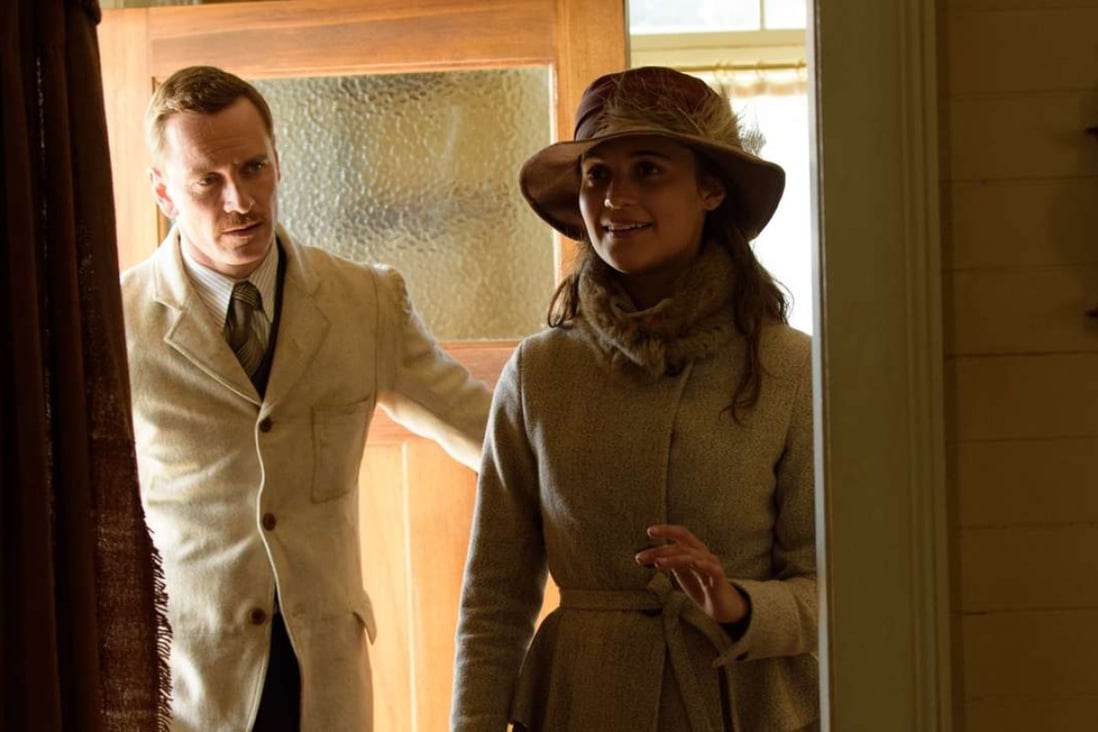 Michael Fassbender and Alicia Vikander in The Light Between Oceans (Category: IIA), directed by Derek Cianfrance.