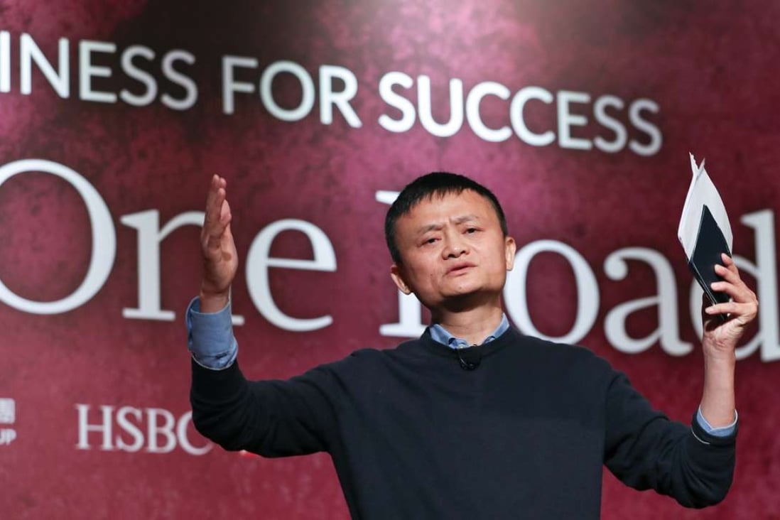 Jack Ma Yun, Chairman of Alibaba Group, attends SCMP China Conference in Admiralty.Photo: Nora Tam