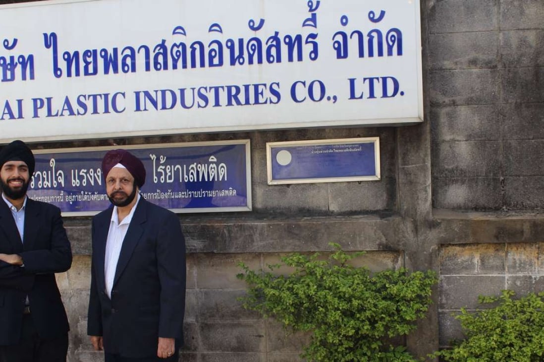 Thai Plastic Industries (from left) Anand Chawla, vice-president, chemicals and raw materials, and Makwan Chailertborisuth, director