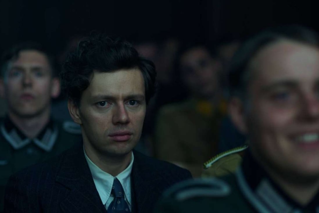 Christian Friedel as Georg Elser (centre) in the film 13 Minutes (category IIB; German), which also stars Katharina Schüttler. The film is directed by Oliver Hirschbiegel..