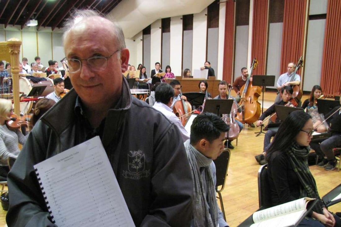 The composer David Francis Urrows has taught music at Baptist University since 2001. Photo: Oliver Chou
