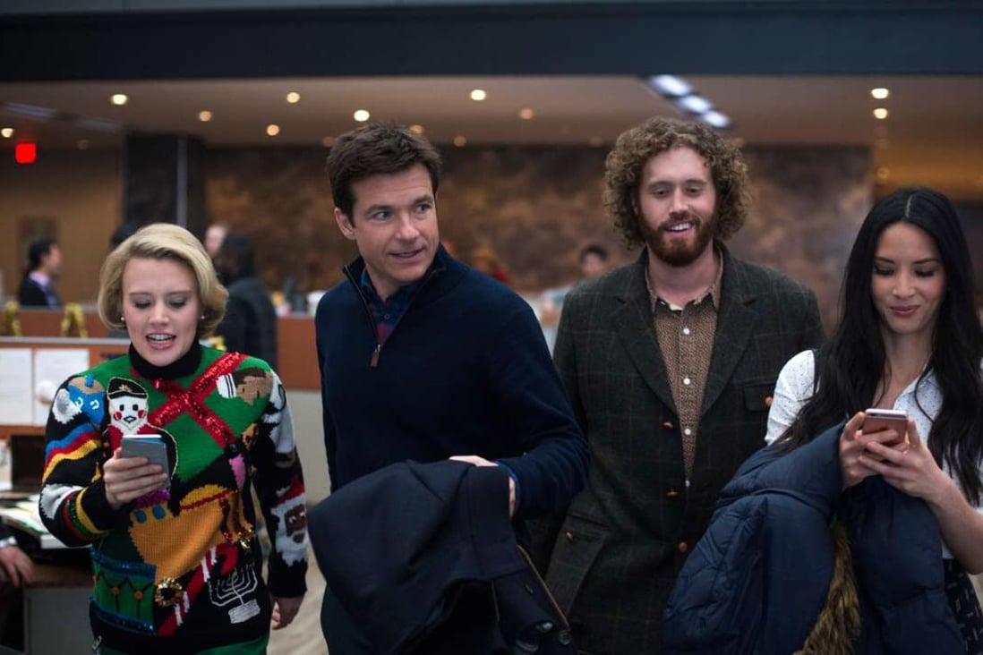 (From left) Kate McKinnon, Jason Bateman, T.J. Miller and Olivia Munn in a still from Office Christmas Party (category IIB), directed by Will Speck and Josh Gordon.