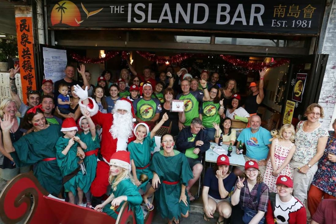 The Island Bar event has been a Christmas tradition for 18 years as part of Operation Santa Claus. Photo: Jonathan Wong