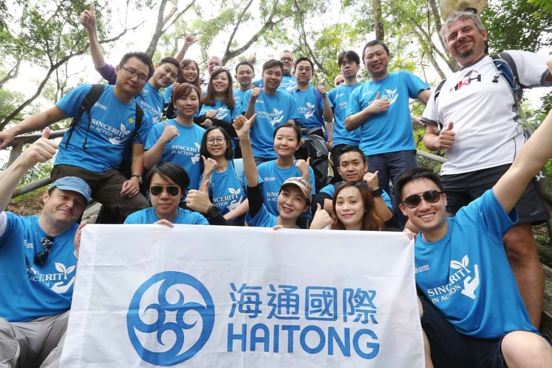 The Haitong hikers in Tai Shui Hang. Photo: Xiaomei Chen