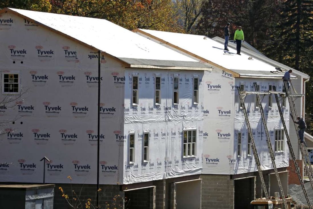 Construction of new homes in Canonsburg, Pa. US homebuilders' confidence soared in December 2016 to the highest level in 11 years, reflecting heightened expectations of better sales now and well into 2017. Photo: AP