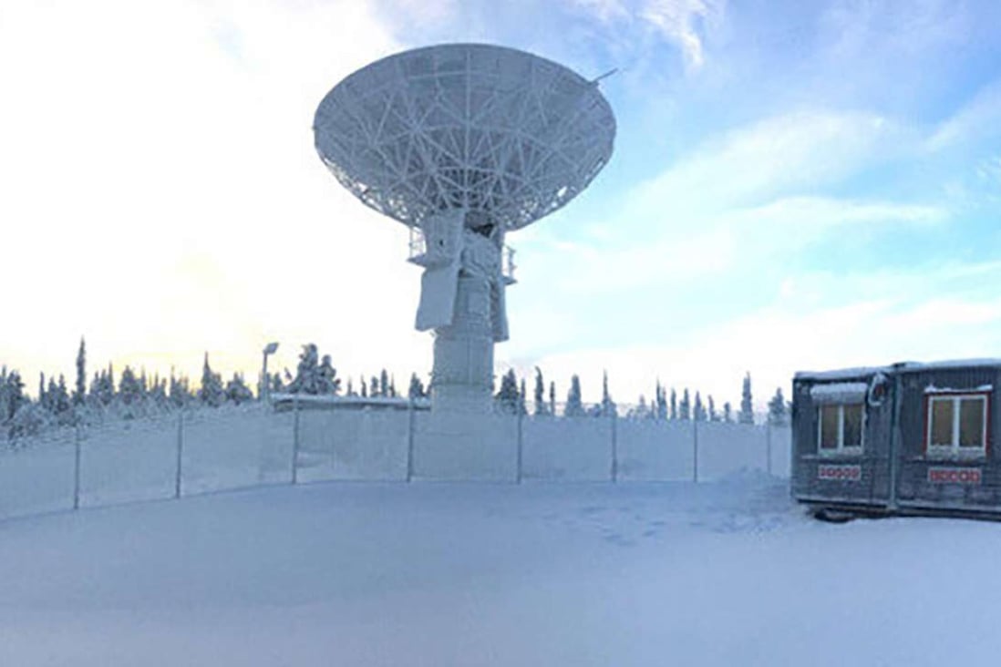 China’s first fully owned overseas satellite ground station is in Sweden, about 200km north of the Arctic Circle. Photo: Handout.