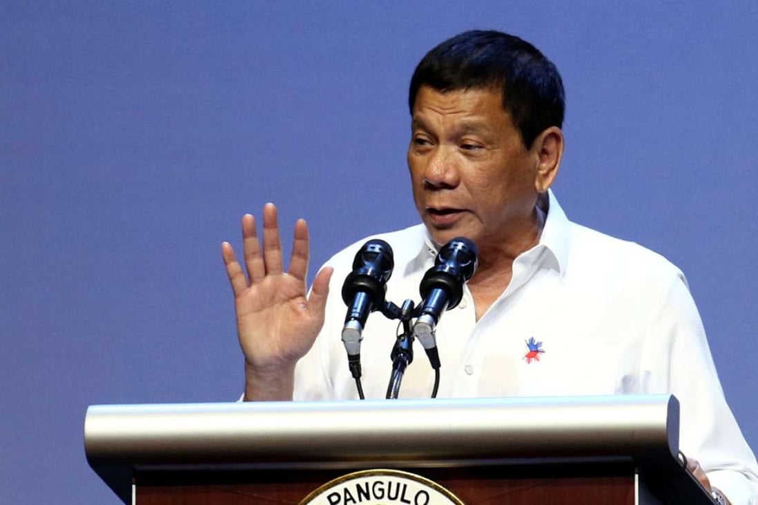 Philippines President Rodrigo Duterte. Photo: Reuters