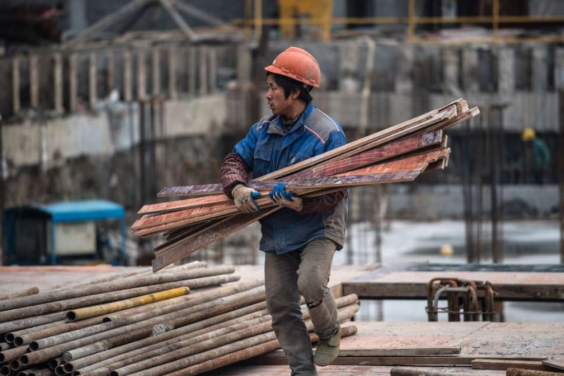 Things will get tougher for Chinese homebuilders in 2018 and 2019. Photo: AFP