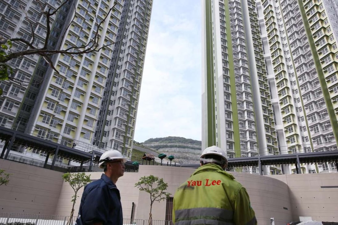 The Hong Kong government revealed on Tuesday it had identified only enough land to build 236,000 flats by 2027, down from the 255,000 it forecast last year. Photo: Nora Tam