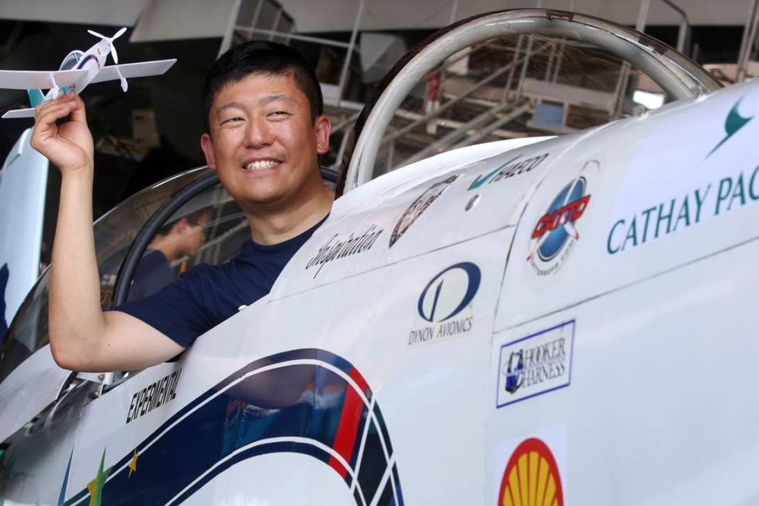 Pilot Hank Cheng flew around the world in an epic three-month adventure. Photo: Edward Wong