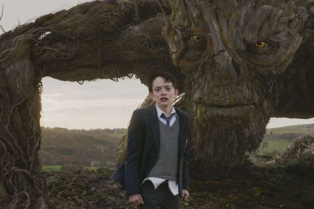 Lewis MacDougall in A Monster Calls (category: IIA), directed by J.A. Bayona. Felicity Jones and Sigourney Weaver are his co-stars.