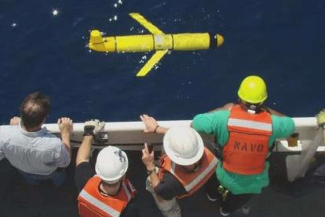 An underwater drone – known as a littoral battlespace sensing (LBS) glider – similar to the one seized by the Chinese navy in the South China Sea. Photo: US Navy
