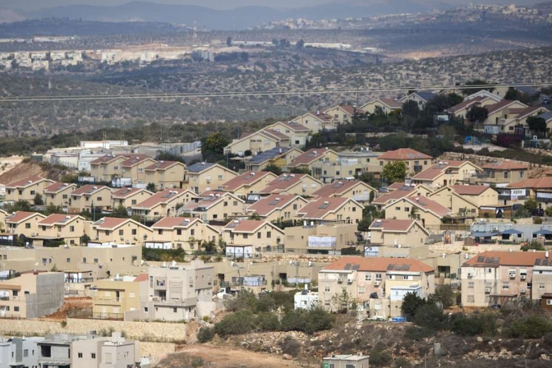 Housing in an Israeli settlement near the West Bank city of Nablus. Photo: AP