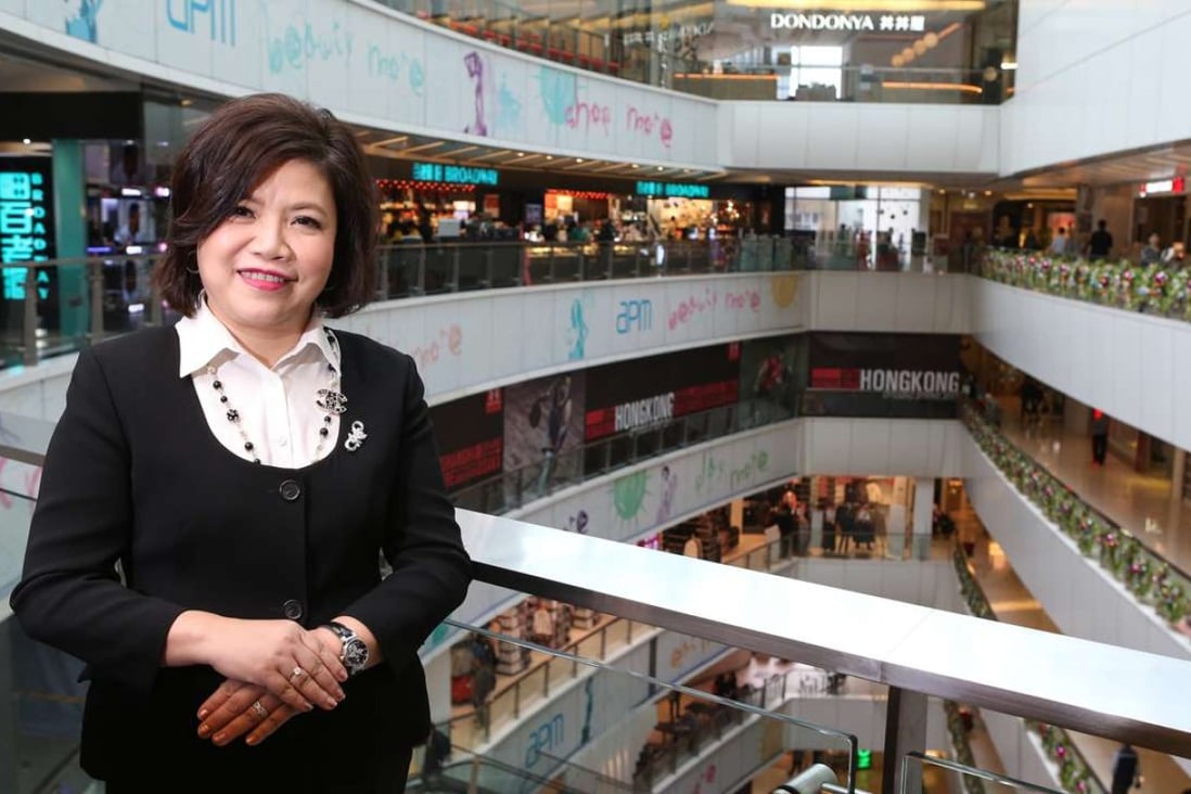 Maureen Fung Sau-yim, a director at Sun Hung Kai Development (China), said luxury shopping won’t be replaced by e-commerce because customers want to feel the goods. Photo: K. Y. Cheng