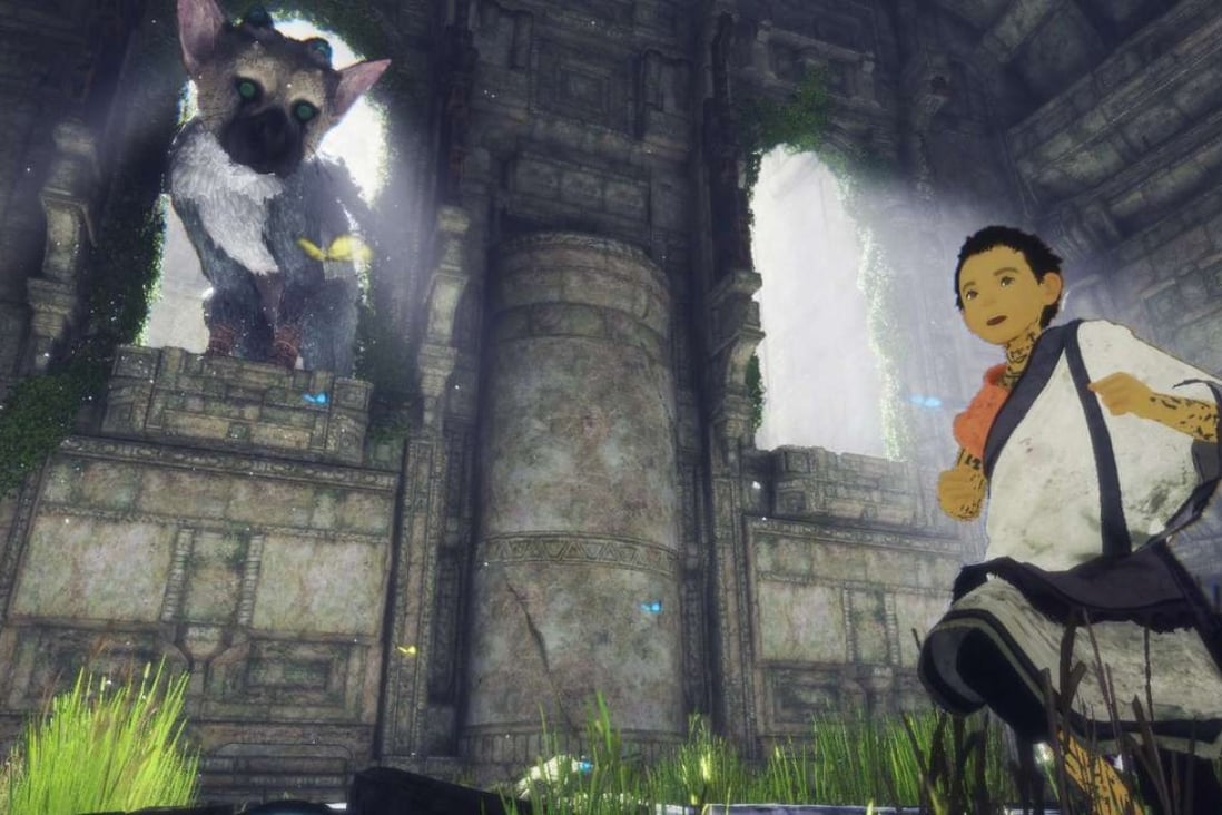 A scene from The Last Guardian.