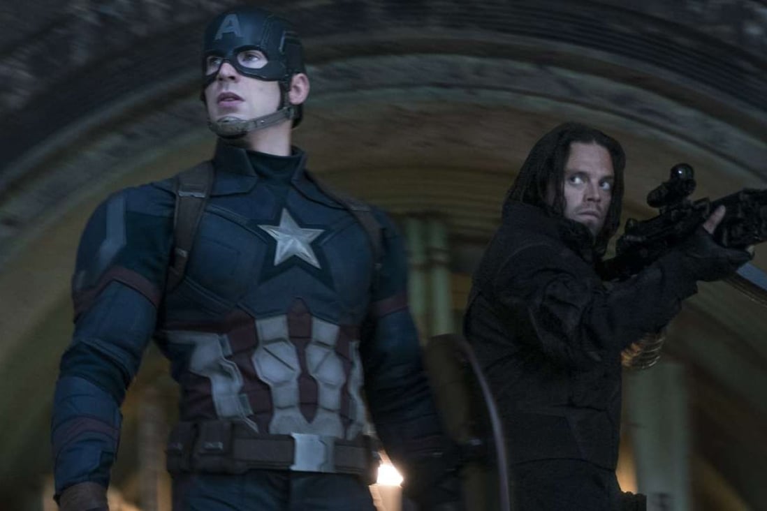 Chris Evans as Captain America and Sebastian Stan as Winter Soldier in Marvel's Captain America: Civil War. Photo: Zade Rosenthal/ Marvel