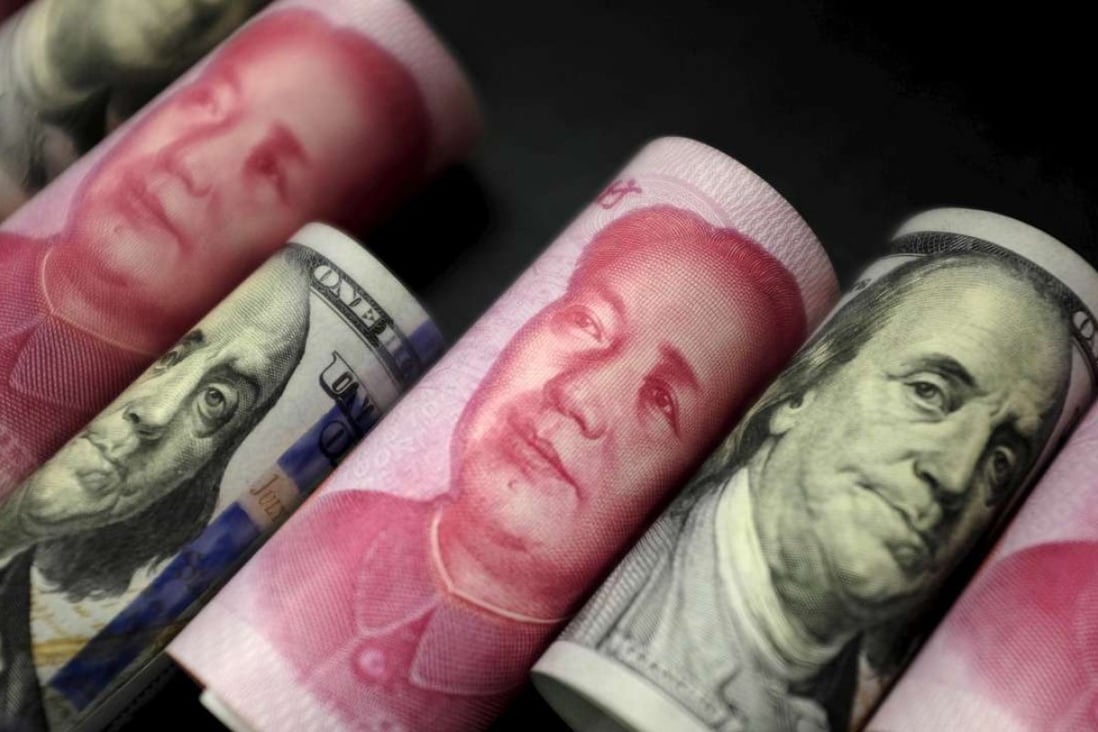 The offshore yuan exchange rate gained against the US dollar on Wednesday and Thursday. Photo: Reuters