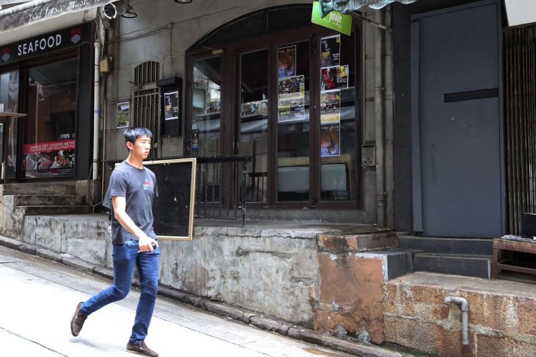 A view of Peel Street in Hong Kong’s SoHo district. Photo: Nora Tam