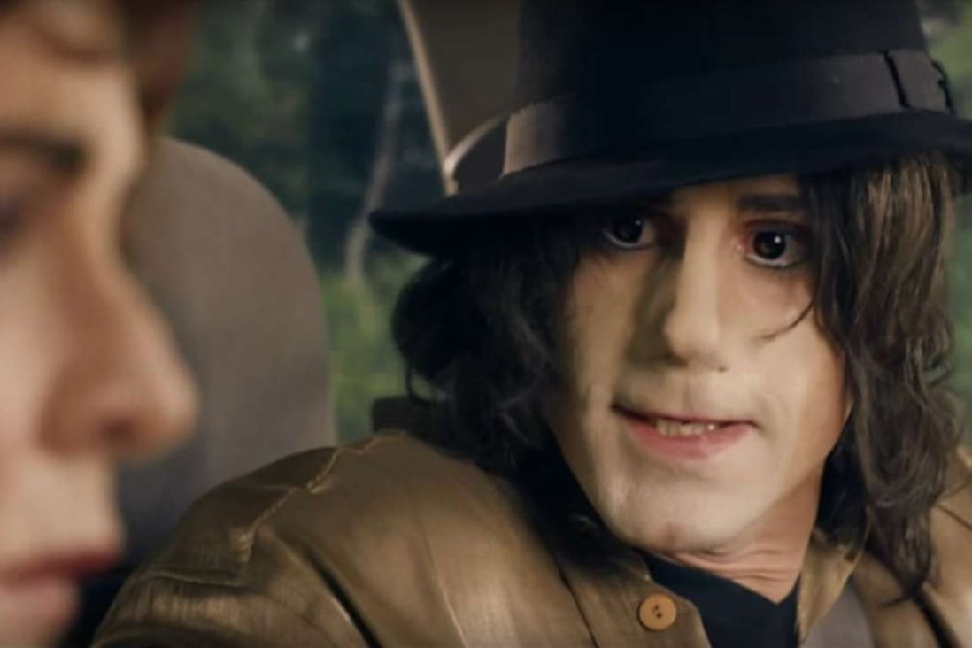 Joseph Fiennes as Michael Jackson in a still from the trailer for TV show Urban Myths.
