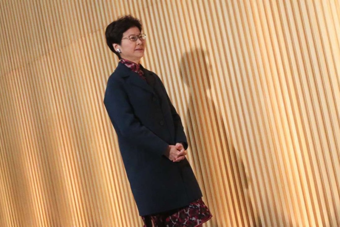 Carrie Lam must now await the central government’s approval after resigning yesterday as chief secretary. Photo: K. Y. Cheng