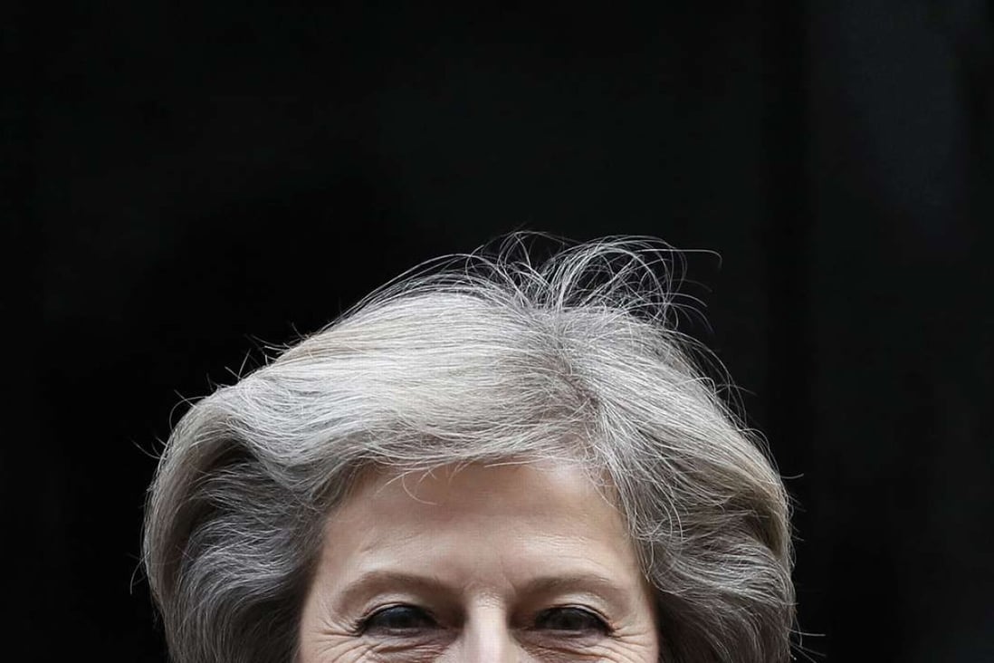Britain's Prime Minister Theresa May leaves Downing Street in London. Photo: AFP