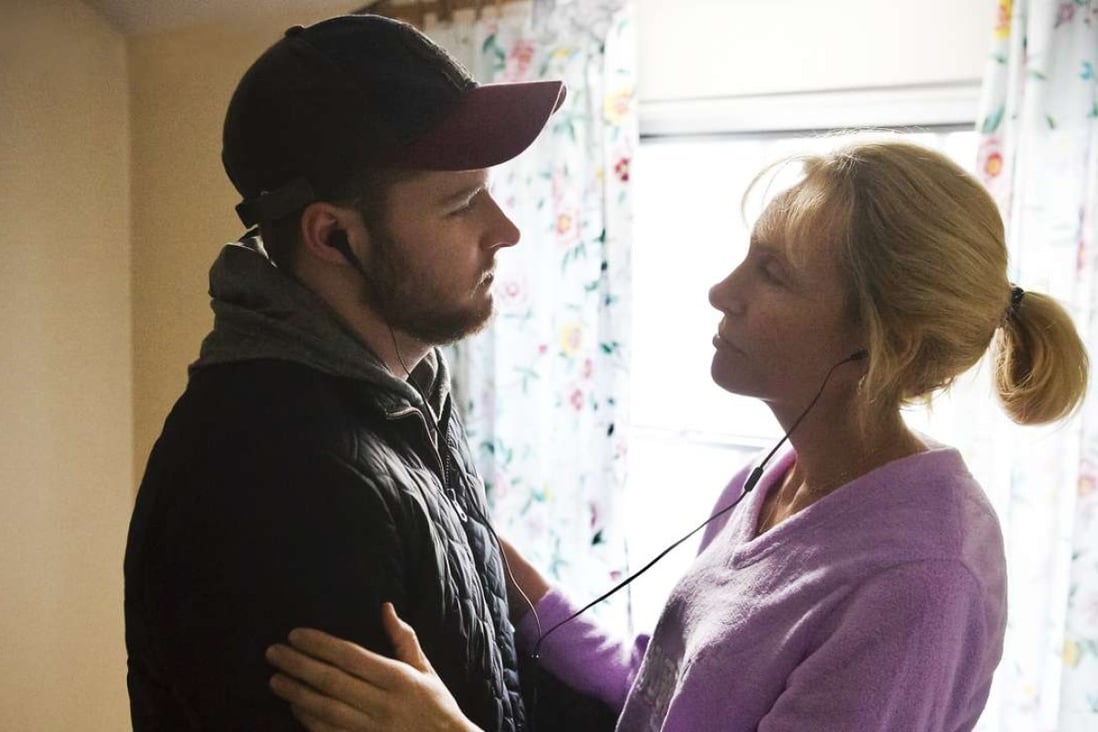 Jack Reynor and Toni Collette in a still from Glassland.