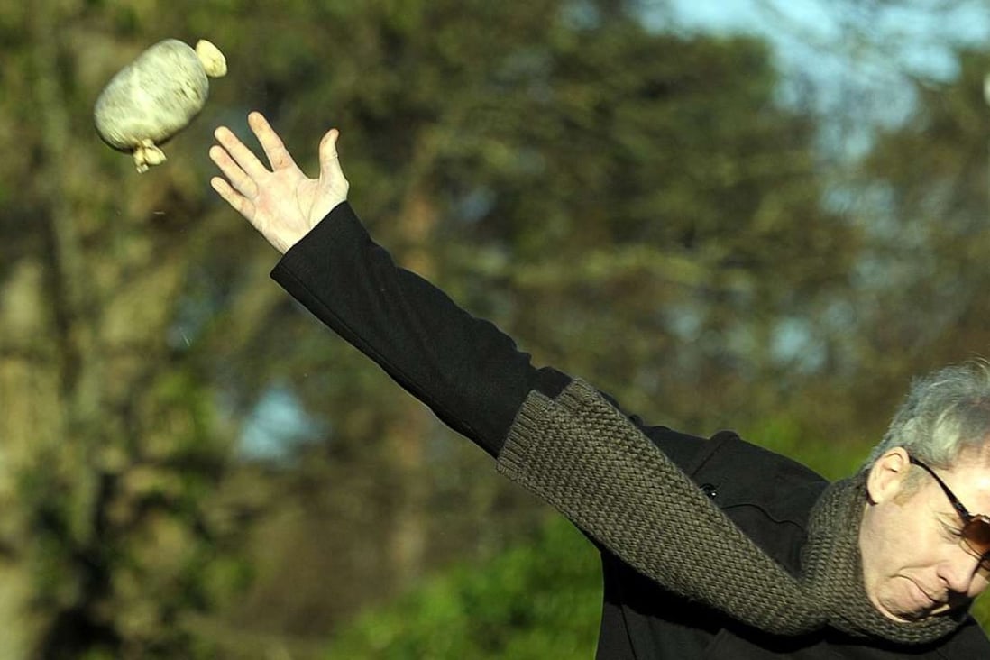 No guts, no glory haggis hurler sets new record at world championships