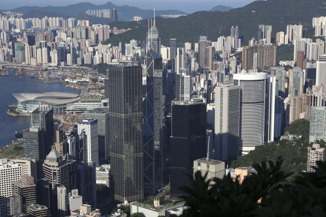 Hong Kong’s commercial property prices jumped 16 per cent in the three years to March 2016, making the city the world’s costliest urban centre to live and work in. Photo: Robert Ng