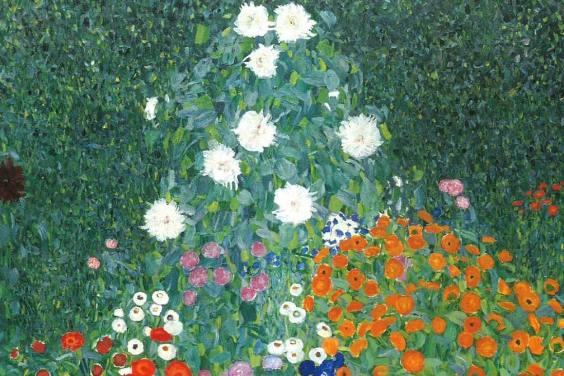 Detail from Gustav Klimt's Bauerngarten, which will be shown in Hong Kong next week. Photo: Sotheby's Hong Kong