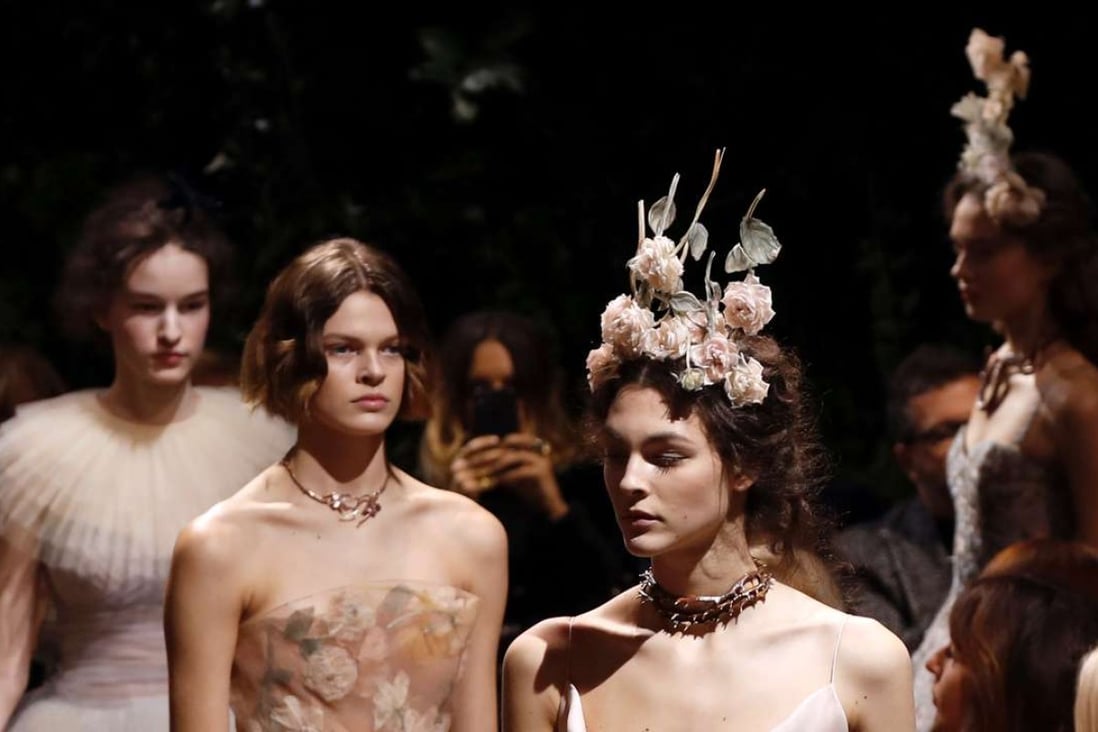 Christian Dior provides an ‘immersive experience’ with a virtual reality headset that allows viewers backstage access to its latest runway shows. Photo: AFP