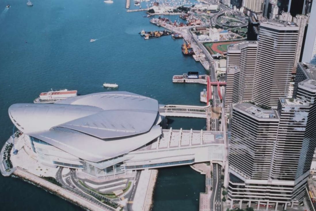 Old photo of Hong Kong Convention and Exhibition Centre in Wanchai. Photo: Handout