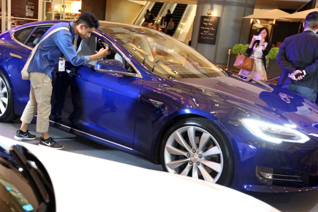 Tesla's updated Model S. Photo: Nora Tam