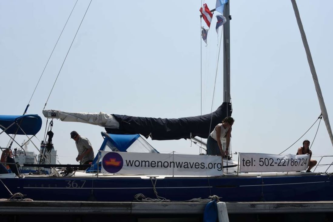 The ‘abortion ship’ of the Dutch organisation Women on Waves provides free help to women to end unwanted pregnancies. Photo: AFP