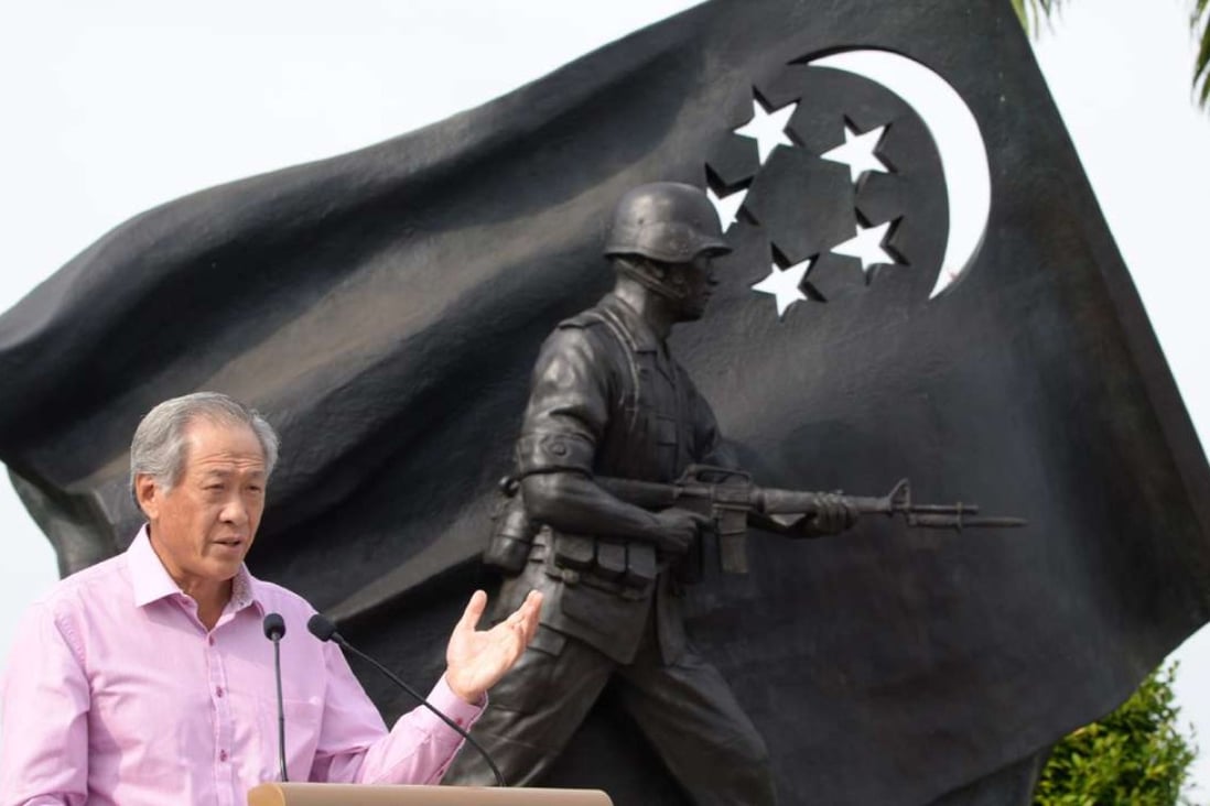 Ng Eng Hen, Singapore’s Minister of Defence. Photo: AFP
